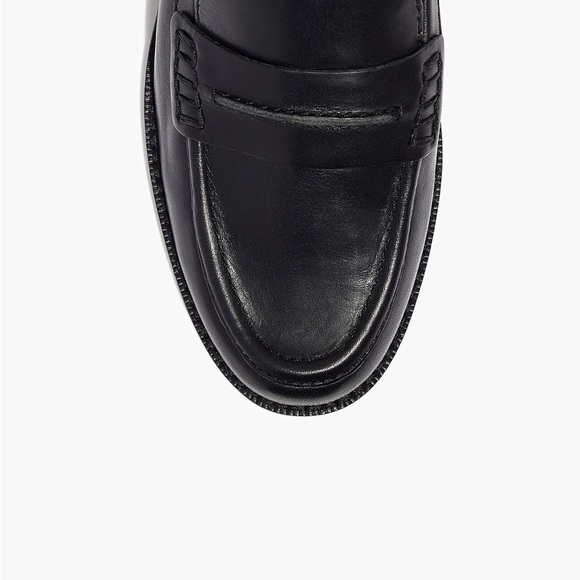 MADEWELL The Elinor Loafer in Leather Black Slip On Penny Loafer Shoe Sz 6 - Picture 2 of 14